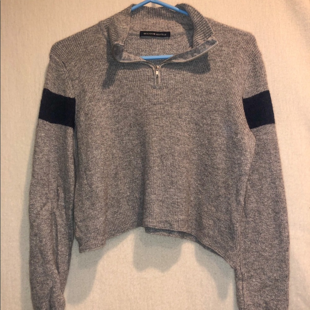 brandy quarter zip